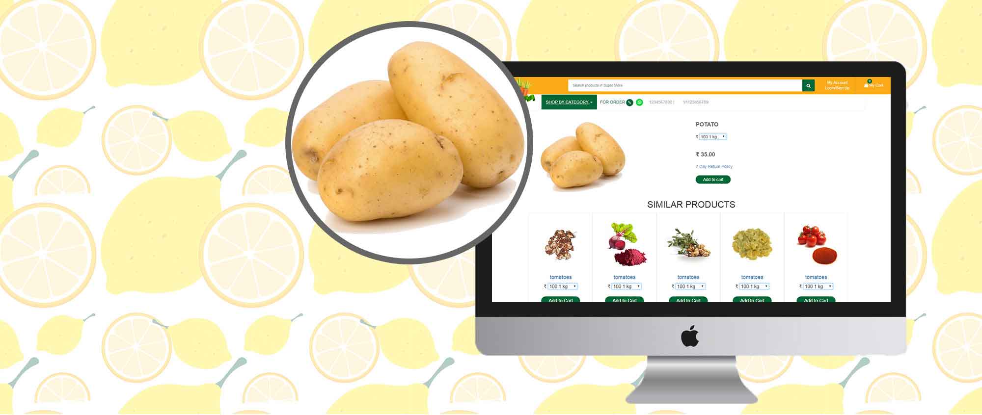 grocery store website design company